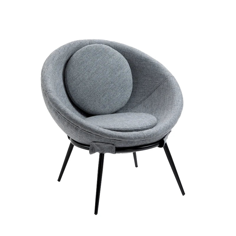 Poltroncina d'accento in stile nordico minimalista