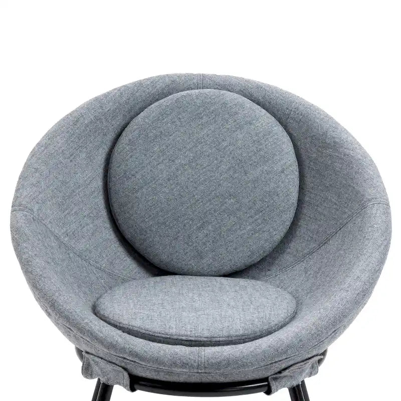 Poltroncina d'accento in stile nordico minimalista