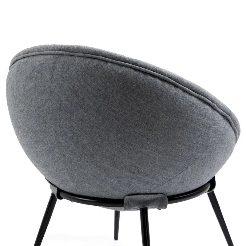 Poltroncina d'accento in stile nordico minimalista