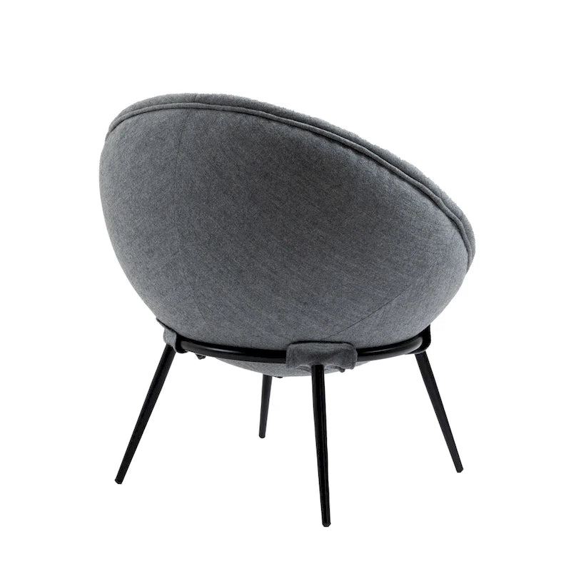 Poltroncina d'accento in stile nordico minimalista