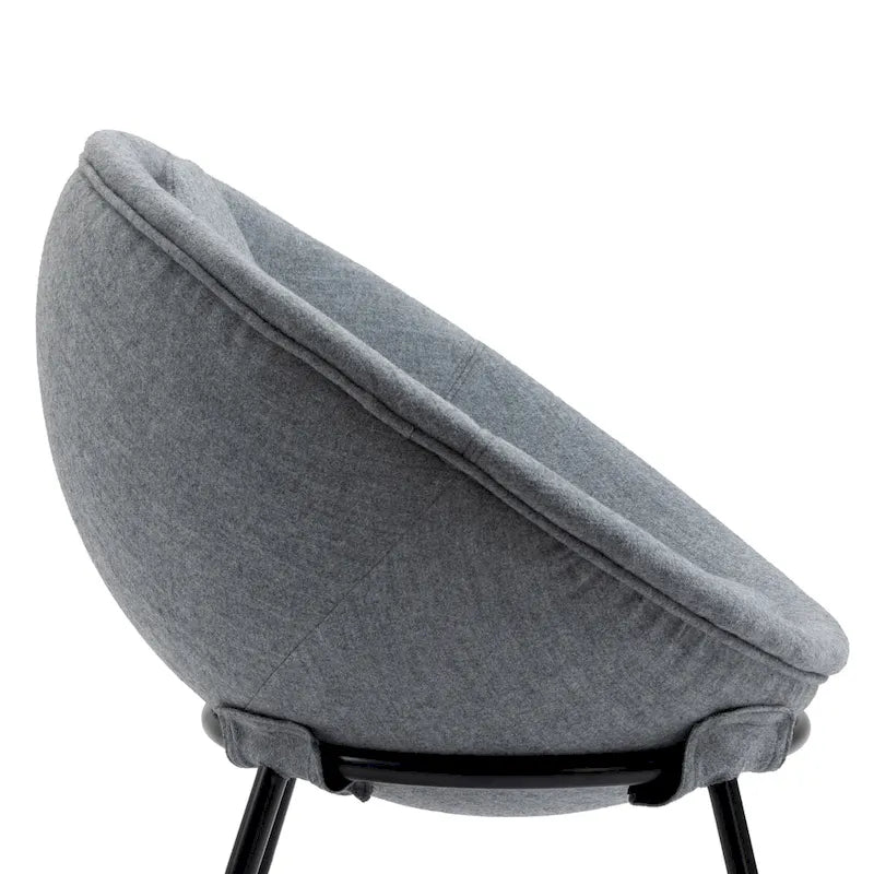 Poltroncina d'accento in stile nordico minimalista
