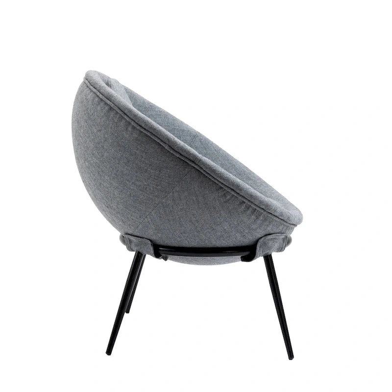 Poltroncina d'accento in stile nordico minimalista