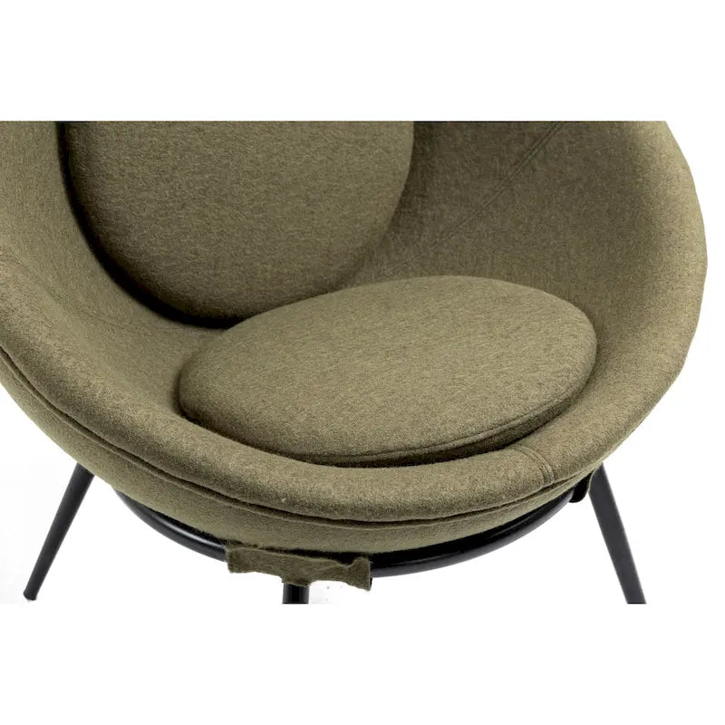 Poltroncina d'accento in stile nordico minimalista