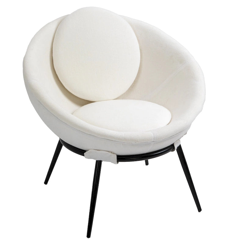 Poltroncina d'accento in stile nordico minimalista