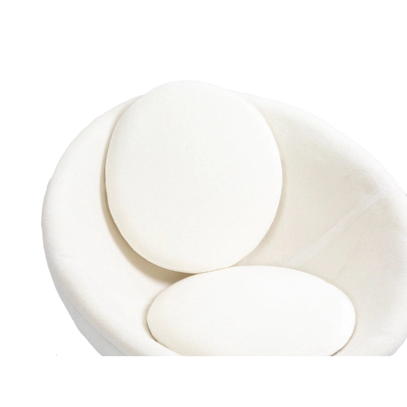 Poltroncina d'accento in stile nordico minimalista