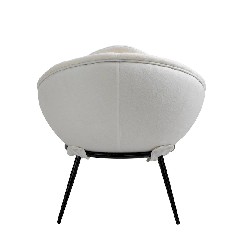Poltroncina d'accento in stile nordico minimalista