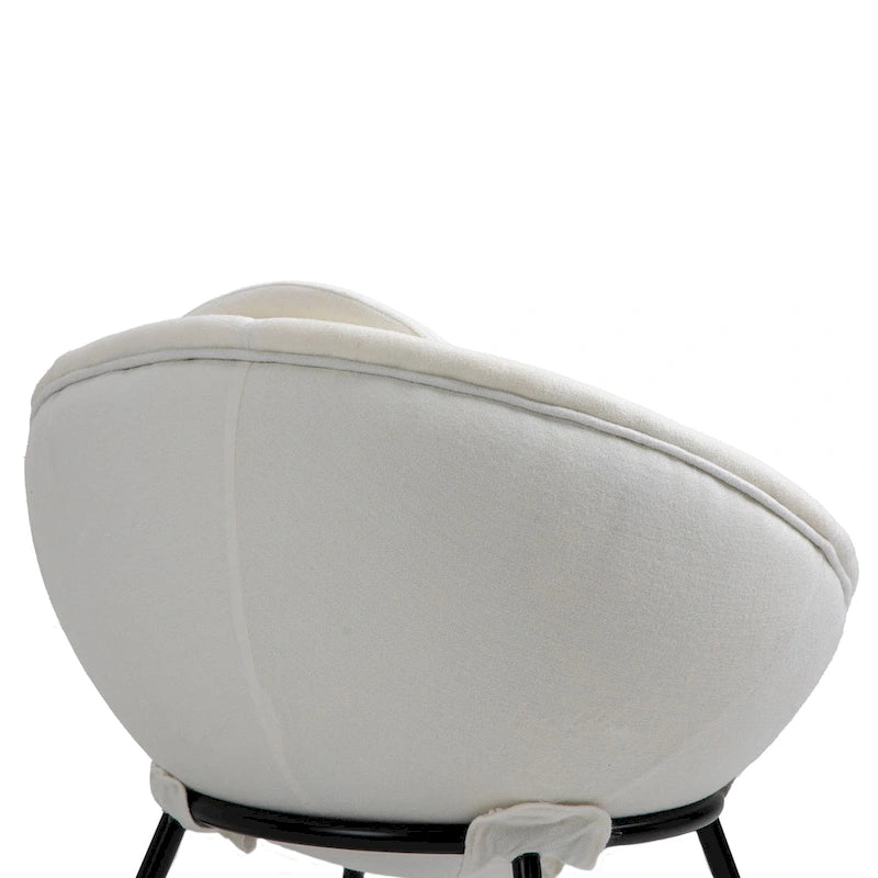Poltroncina d'accento in stile nordico minimalista