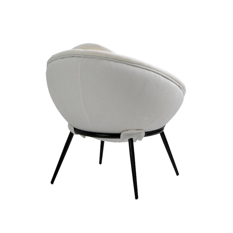 Poltroncina d'accento in stile nordico minimalista