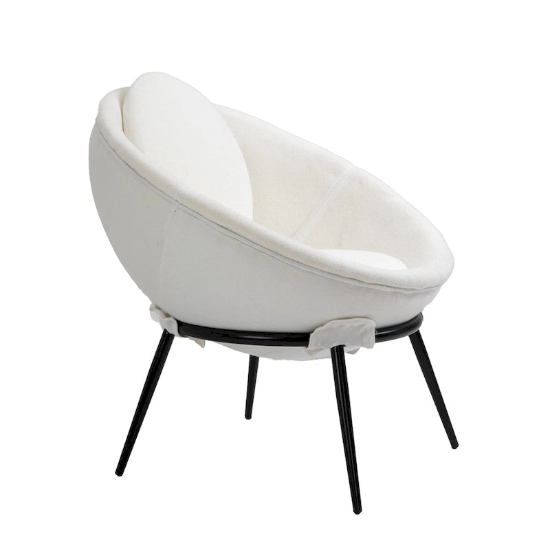 Poltroncina d'accento in stile nordico minimalista