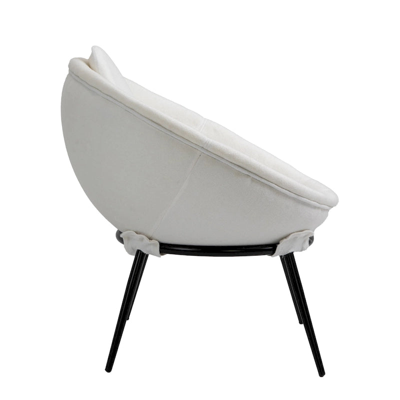 Poltroncina d'accento in stile nordico minimalista