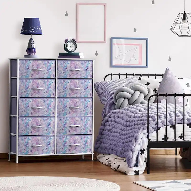Cassettiere per camera da letto con 10 cassetti