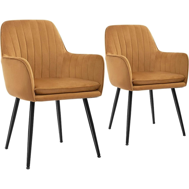 Poltrone d'accento moderne per soggiorno e sala da pranzo (set da 2)