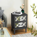 Comodino in stile nordico con due cassetti, set da 2