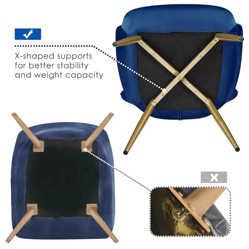 Poltroncina d'accento moderna in velluto con schienale curvo plissettato, ideale per il soggiorno