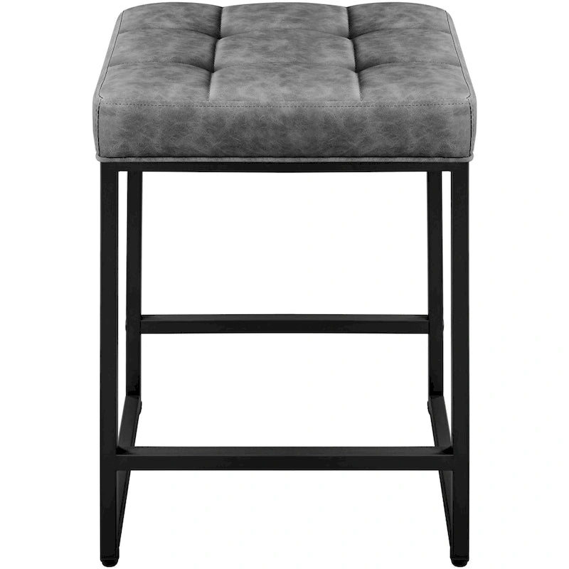 Yaheetech Modern Upholster Bar Stools for Kitchen Counter, Set of 2