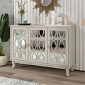 Credenza con mobile buffet a 3 ante a specchio