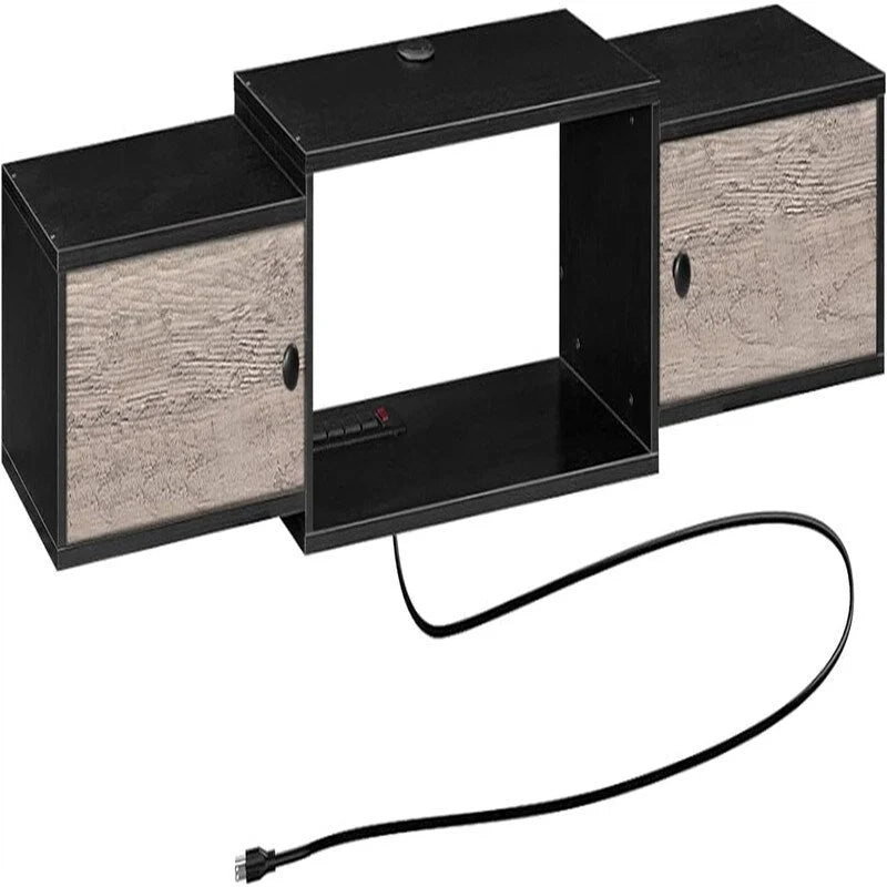 Mensola multimediale moderna da parete - 11.D x 55W x 7.9H