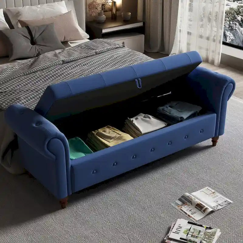 Pouf panca con contenitore