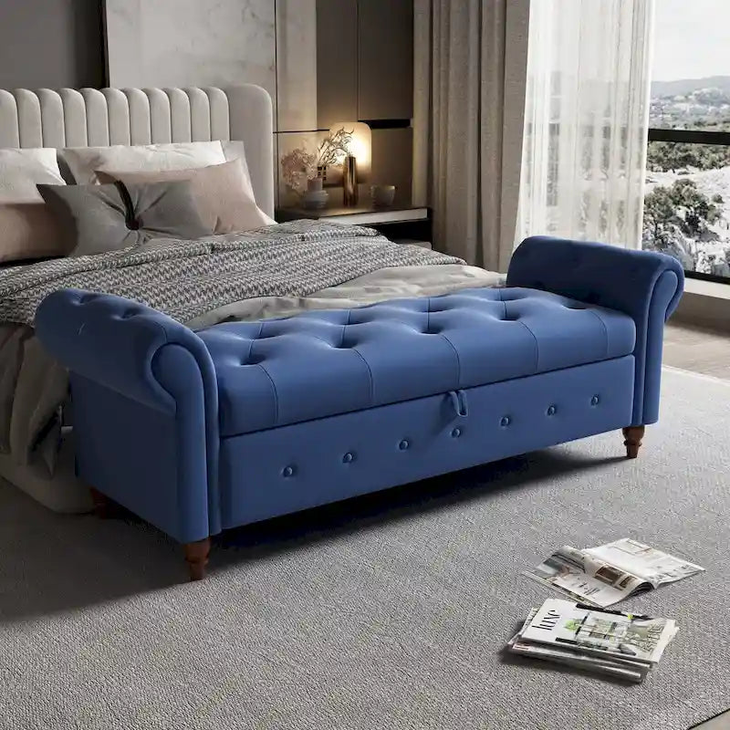Pouf panca con contenitore