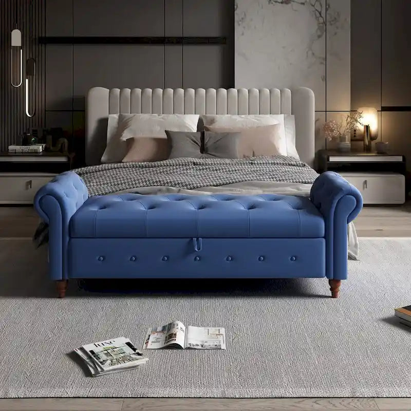 Pouf panca con contenitore