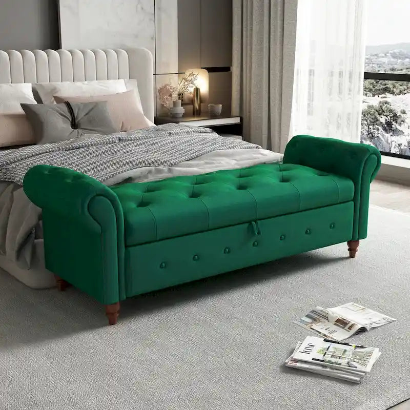Pouf panca con contenitore