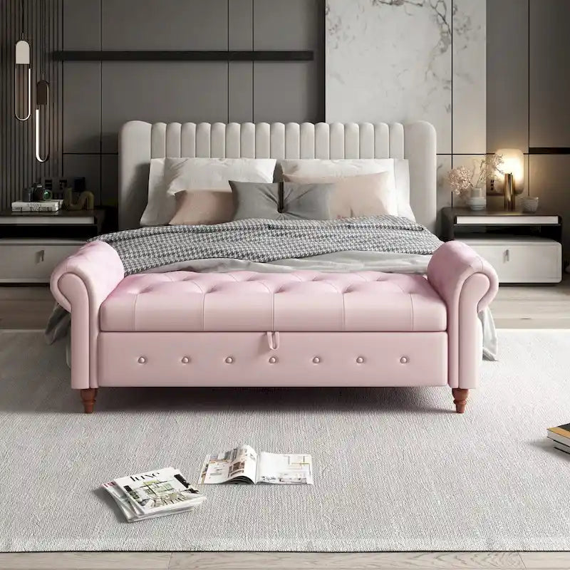 Pouf panca con contenitore
