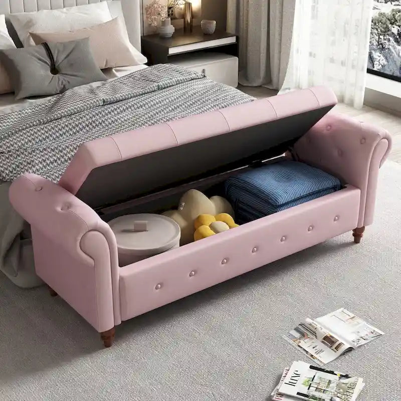 Pouf panca con contenitore
