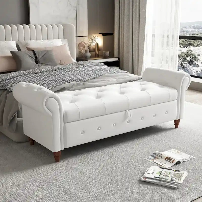 Pouf panca con contenitore