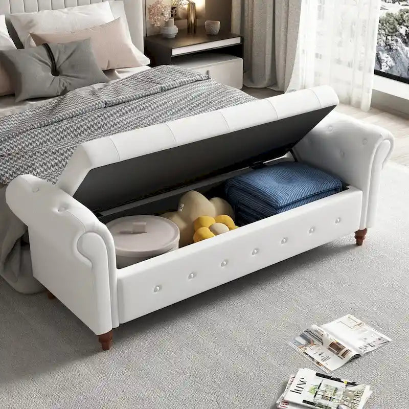Pouf panca con contenitore