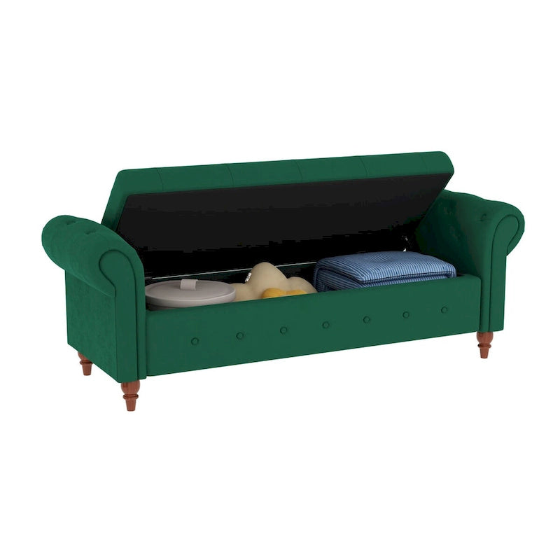 Pouf panca con contenitore