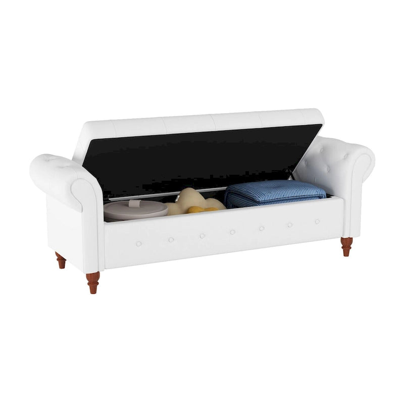 Pouf panca con contenitore