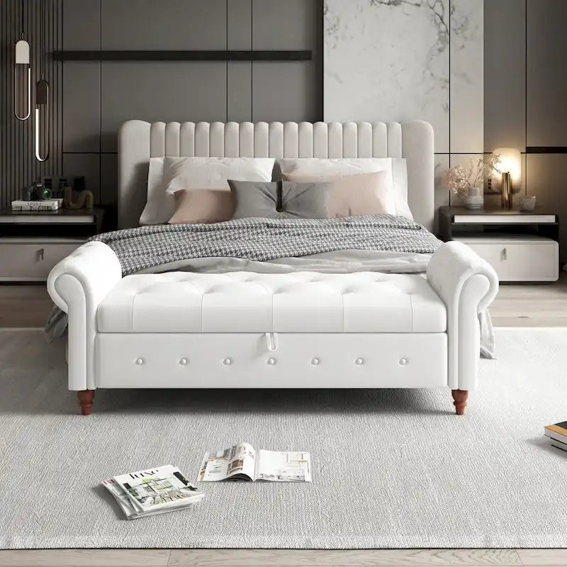 Pouf panca con contenitore